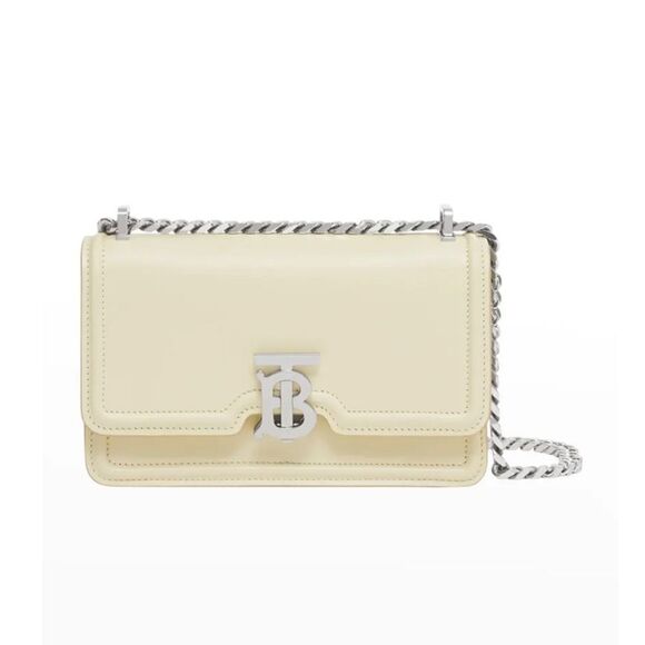 Burberry TB Elongated Mini Leather Shoulder Bag - Picture 1 of 12